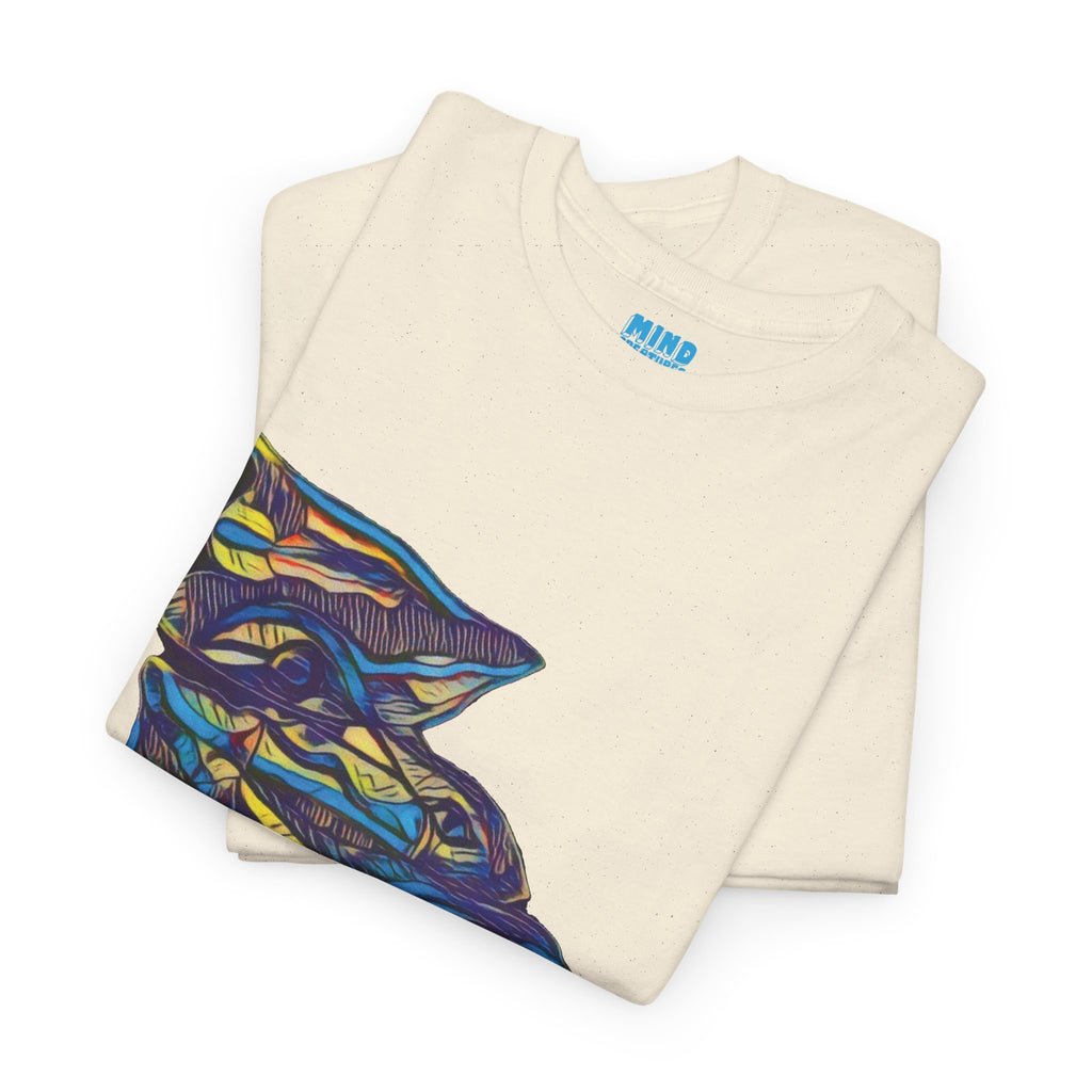 Cheshire (Blue & Yellow) Unisex Heavy Cotton Tee