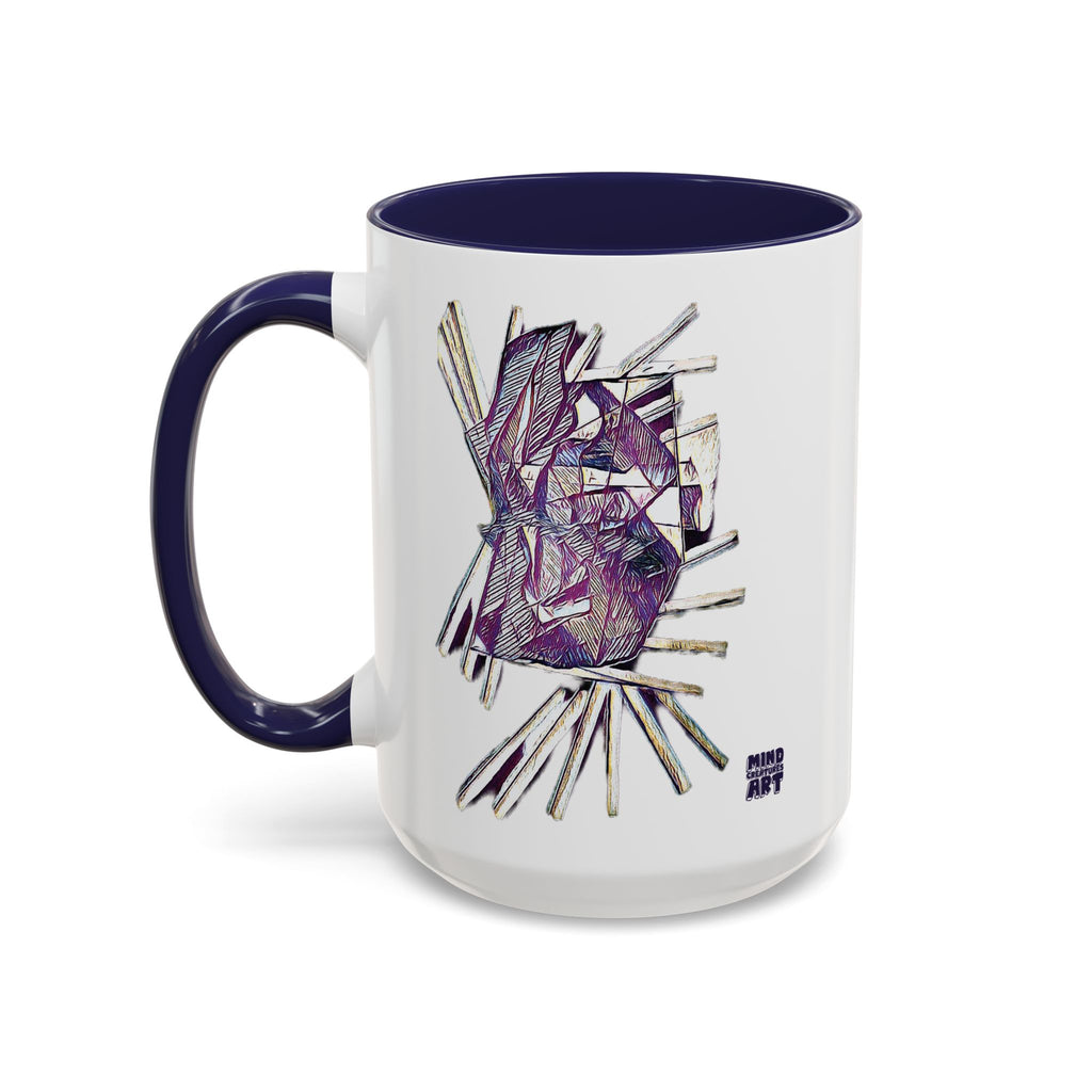 Lightspeed (Purple) Accent Coffee Mug (11oz, 15oz)