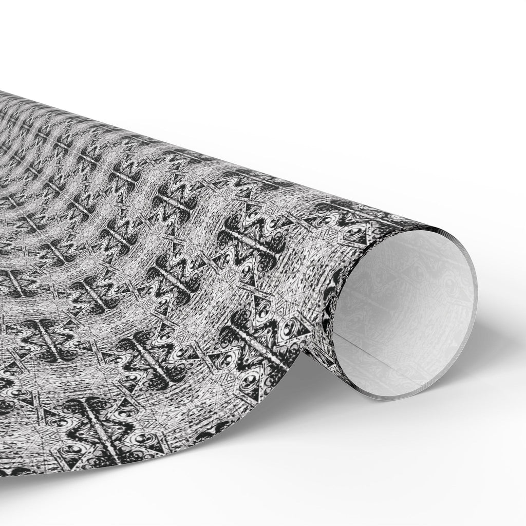 Love (Black, White Background) Heavy Wrapping Paper