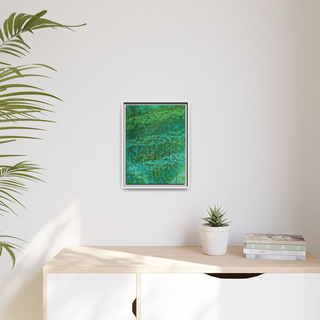 Lagoon (V2) Matte Canvas, Framed