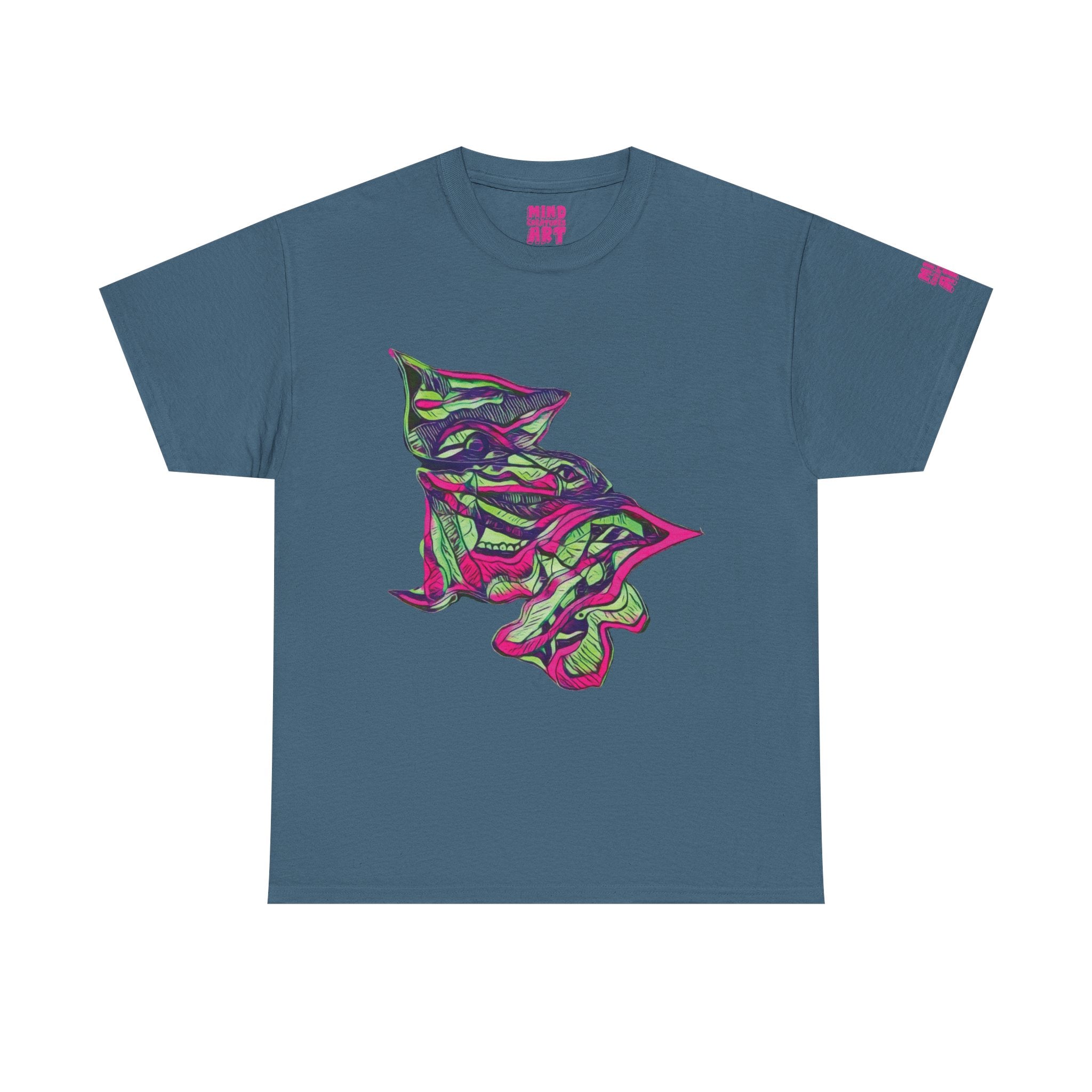 Cheshire (Pink & Green) Unisex Heavy Cotton Tee