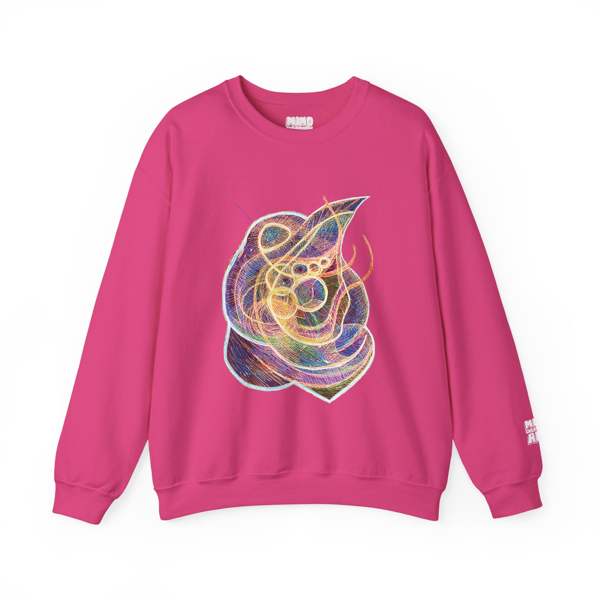 Renewal (Electric Yellow & Purple) Unisex Heavy Blend™ Crewneck Sweatshirt