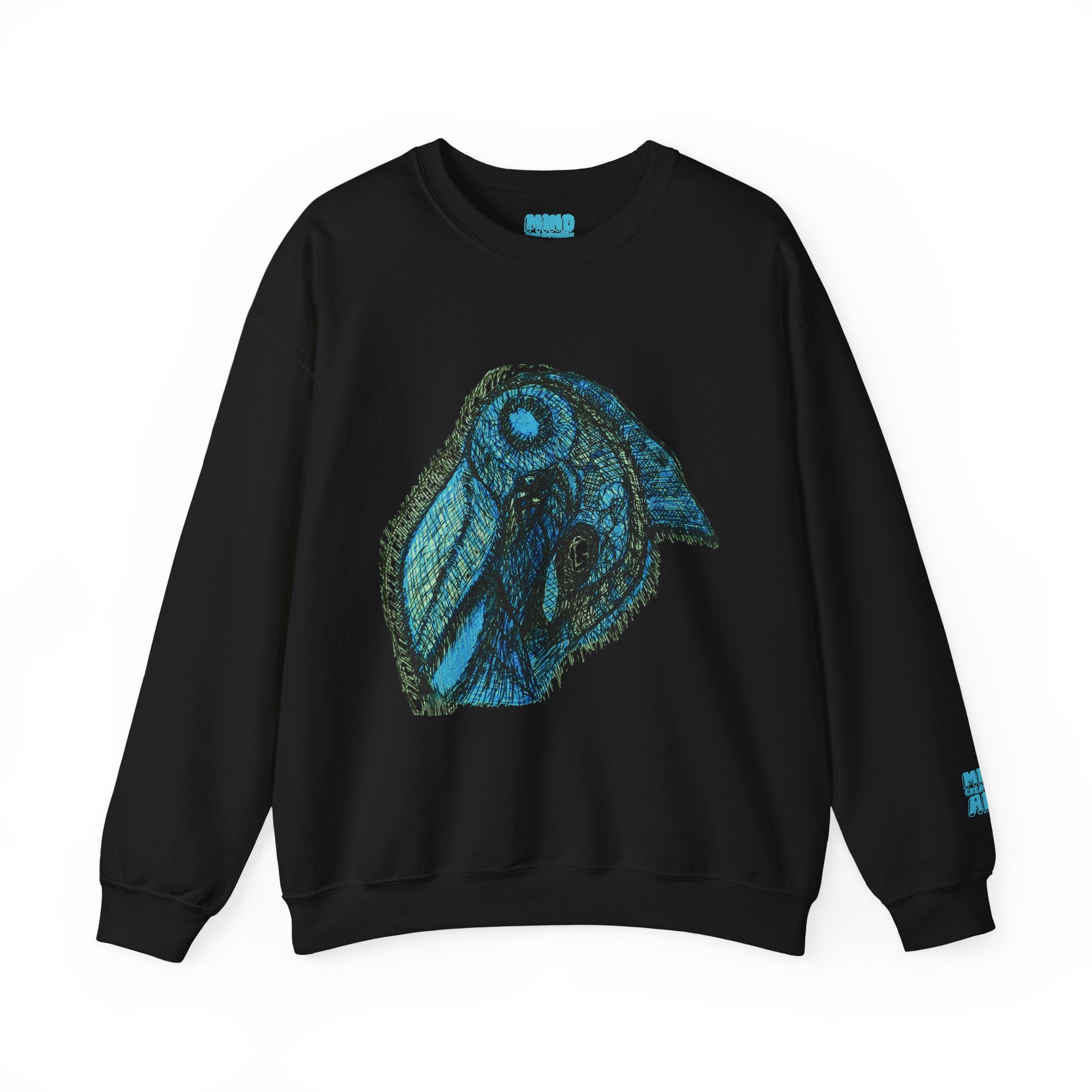 Who Are You? (Teal) Unisex Heavy Blend™ Crewneck Sweatshirt
