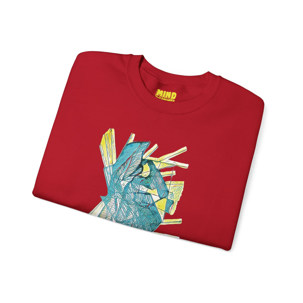 Lightspeed (Aqua) Unisex Heavy Blend™ Crewneck Sweatshirt