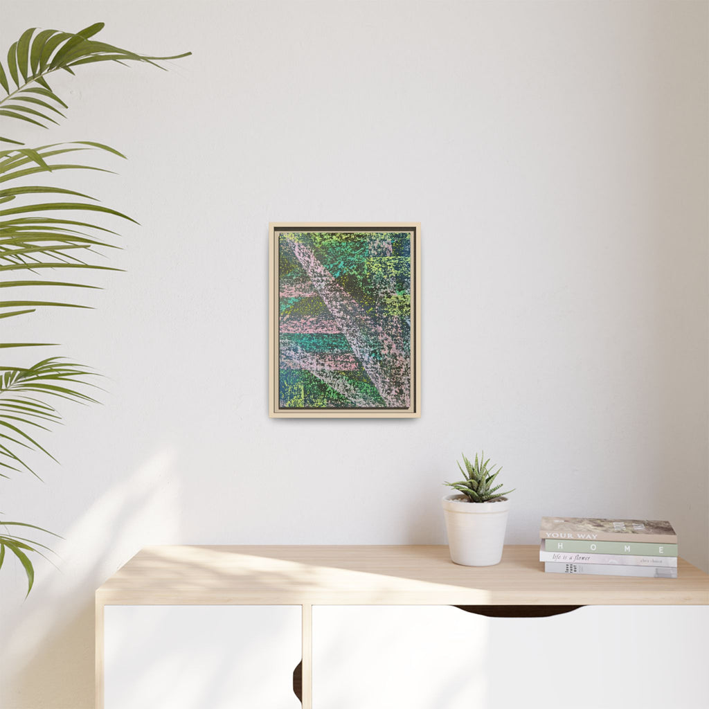 Stream Matte Canvas, Framed