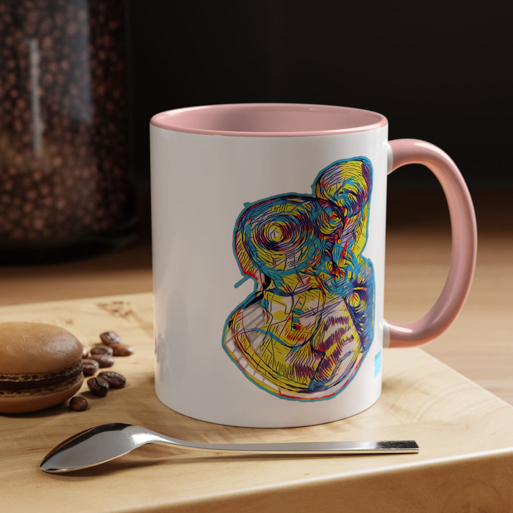 Curiosity (Neon) Accent Coffee Mug (11oz, 15oz)