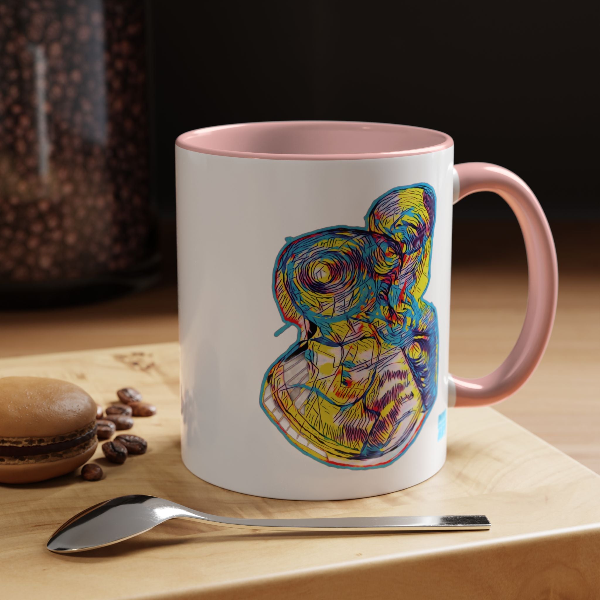 Curiosity (Neon) Accent Coffee Mug (11oz, 15oz)