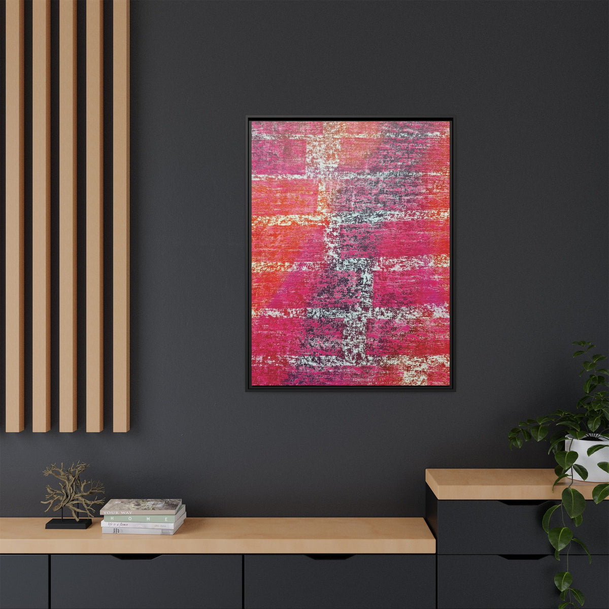 Experiment (V4) Matte Canvas, Framed