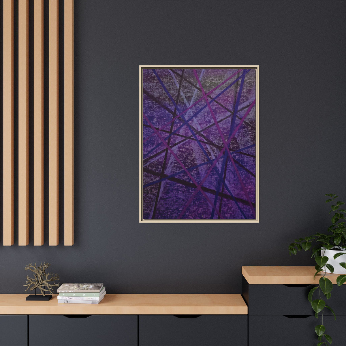 Knots (V2) Matte Canvas, Framed