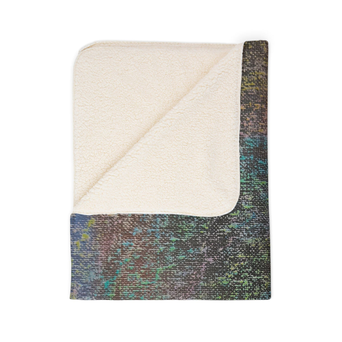 Iridescent Fleece Sherpa Blanket
