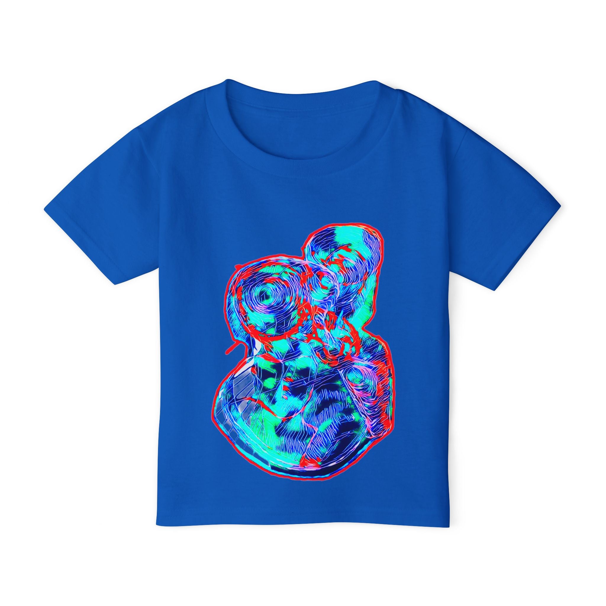 Curiosity (Blue & Red) Heavy Cotton™ Toddler T-shirt