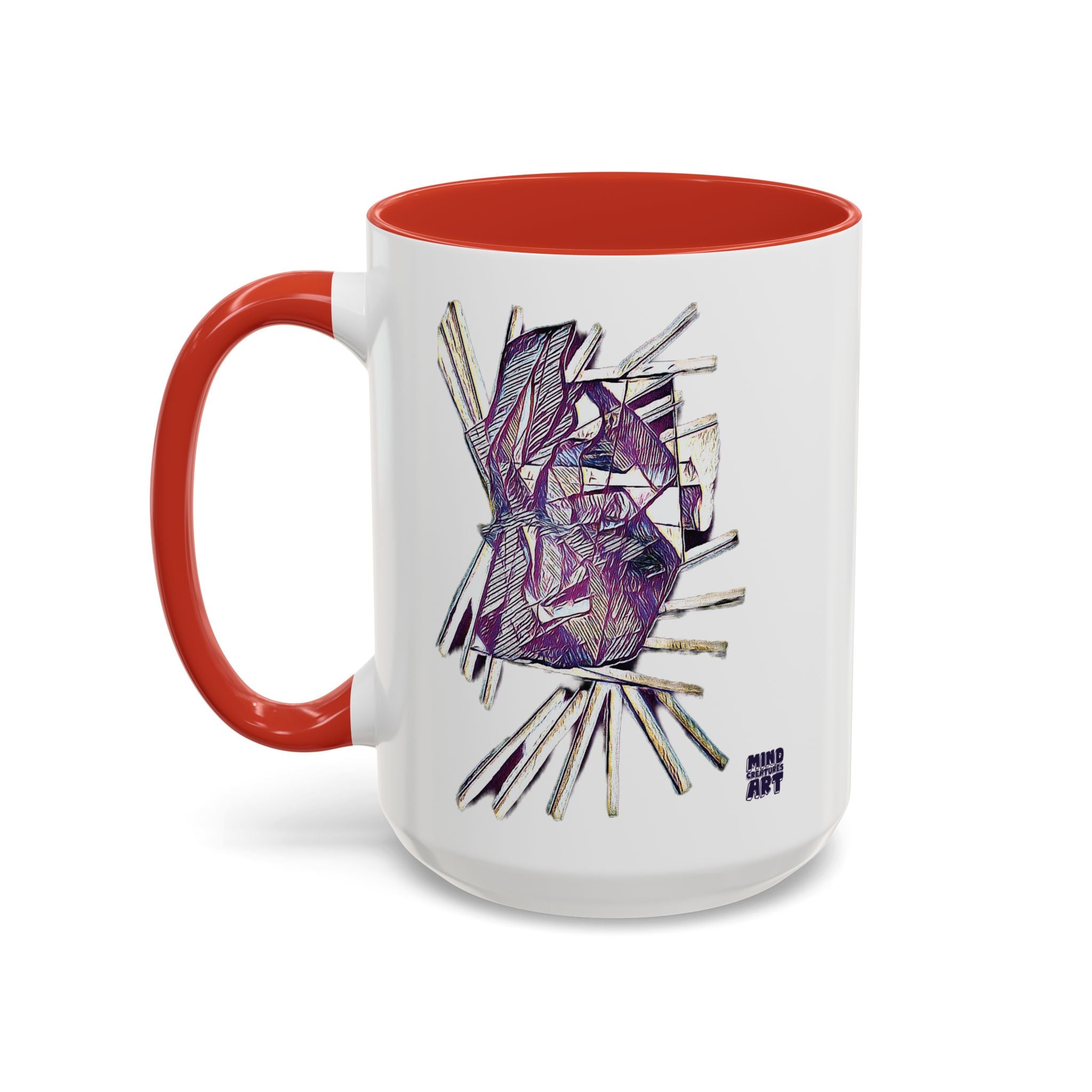 Lightspeed (Purple) Accent Coffee Mug (11oz, 15oz)