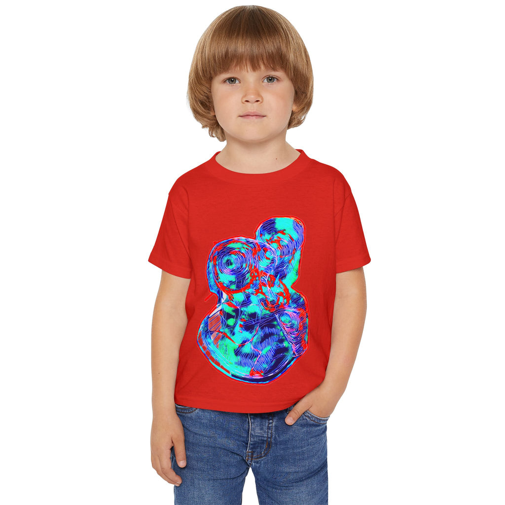 Curiosity (Blue & Red) Heavy Cotton™ Toddler T-shirt