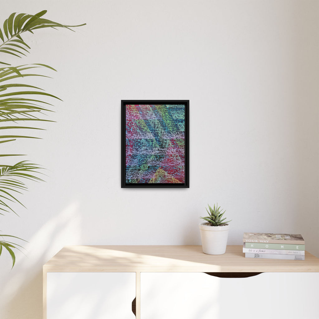 Elocution Matte Canvas, Framed