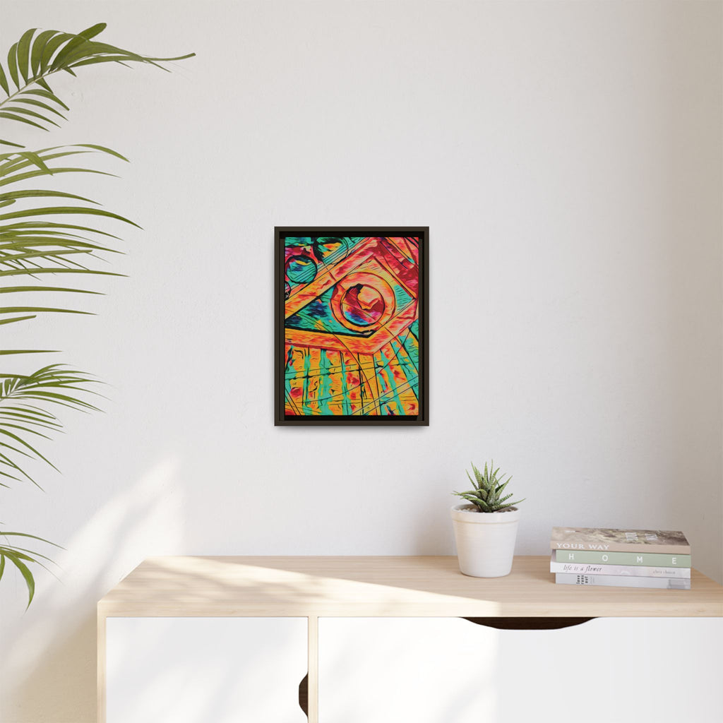 Love (Bright) Matte Canvas, Framed