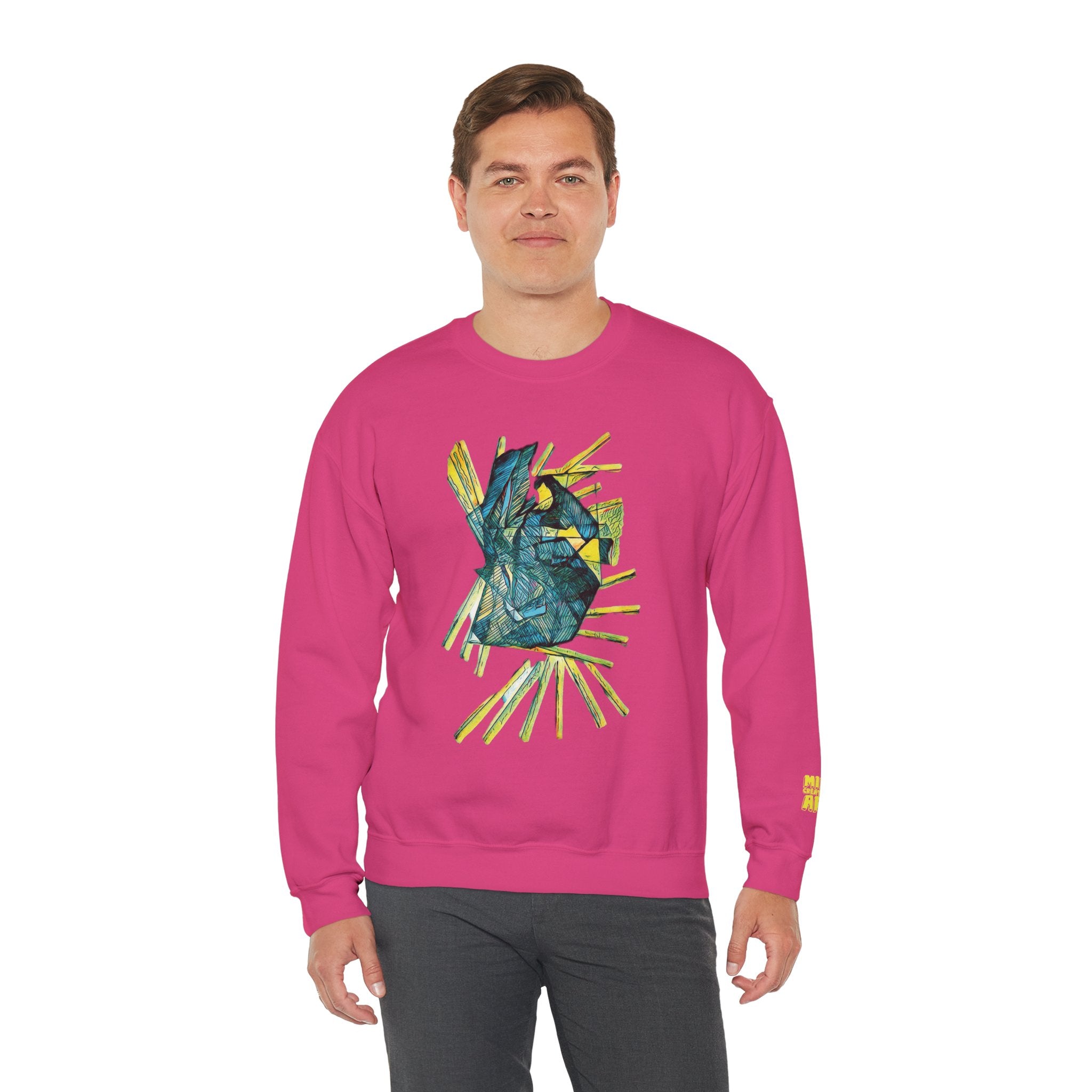 Lightspeed (Teal) Unisex Heavy Blend™ Crewneck Sweatshirt