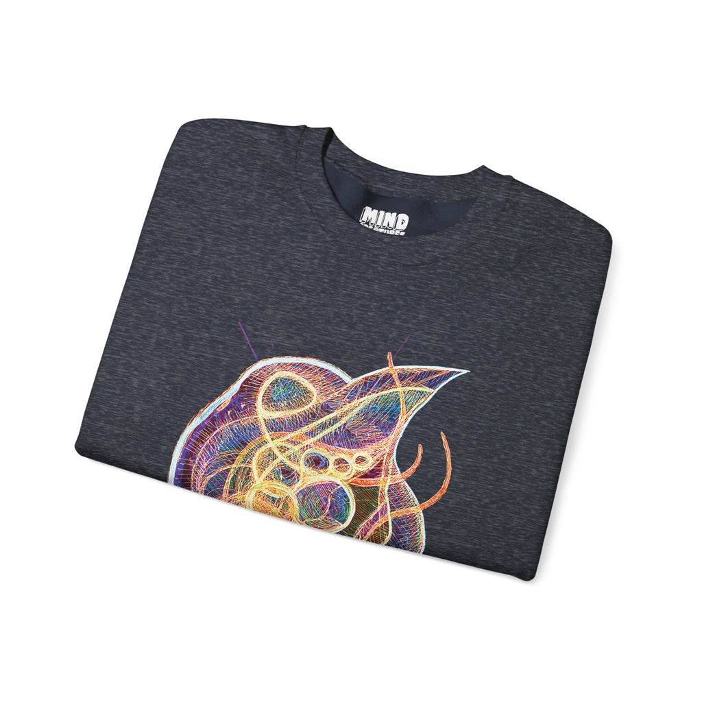 Renewal (Electric Yellow & Purple) Unisex Heavy Blend™ Crewneck Sweatshirt