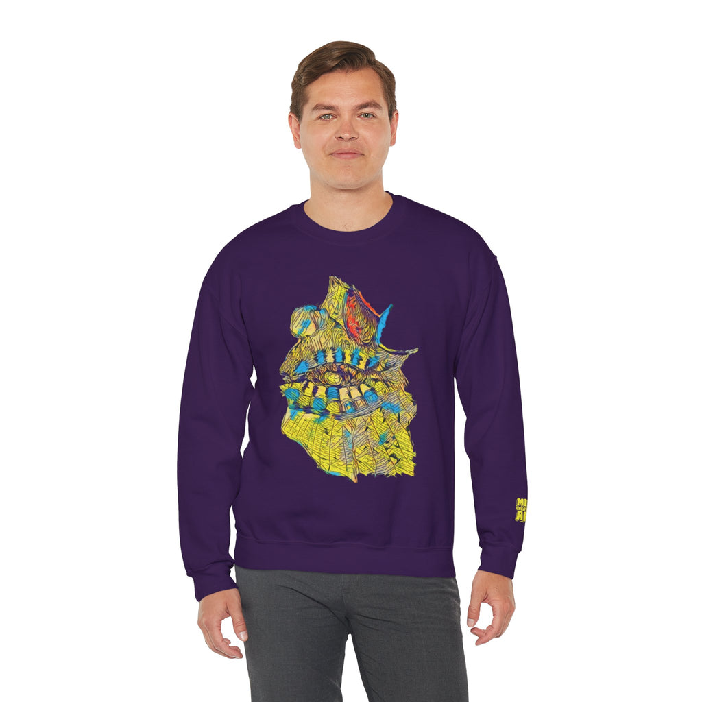 Hypnagogic (Neon) Unisex Heavy Blend™ Crewneck Sweatshirt