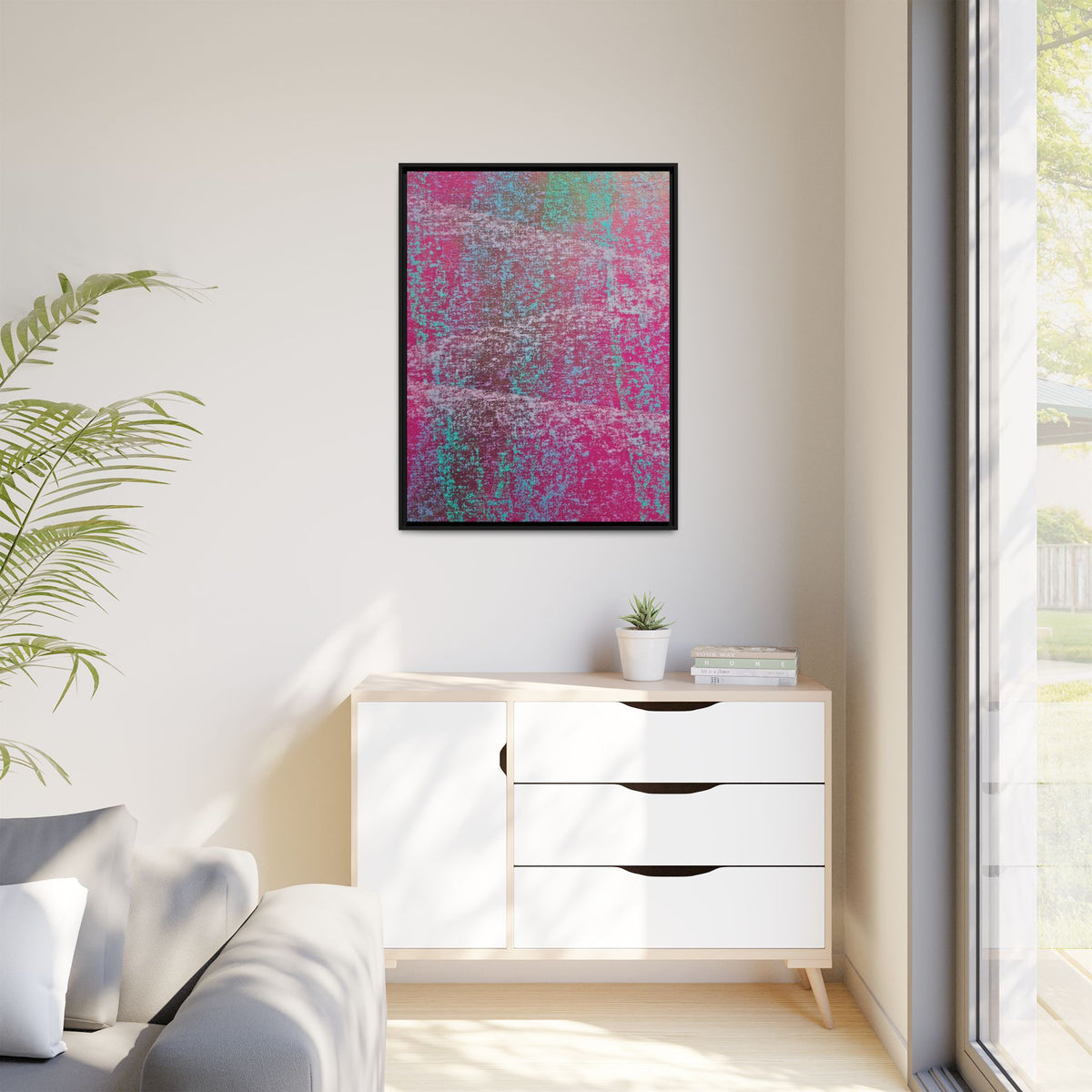 Hazy (V2) Matte Canvas, Framed