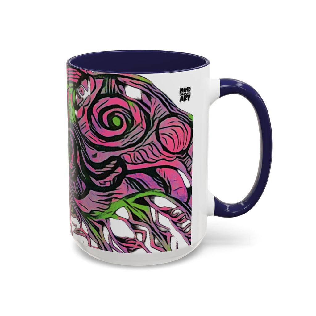 Vessel (Neon) Accent Coffee Mug (11oz, 15oz)