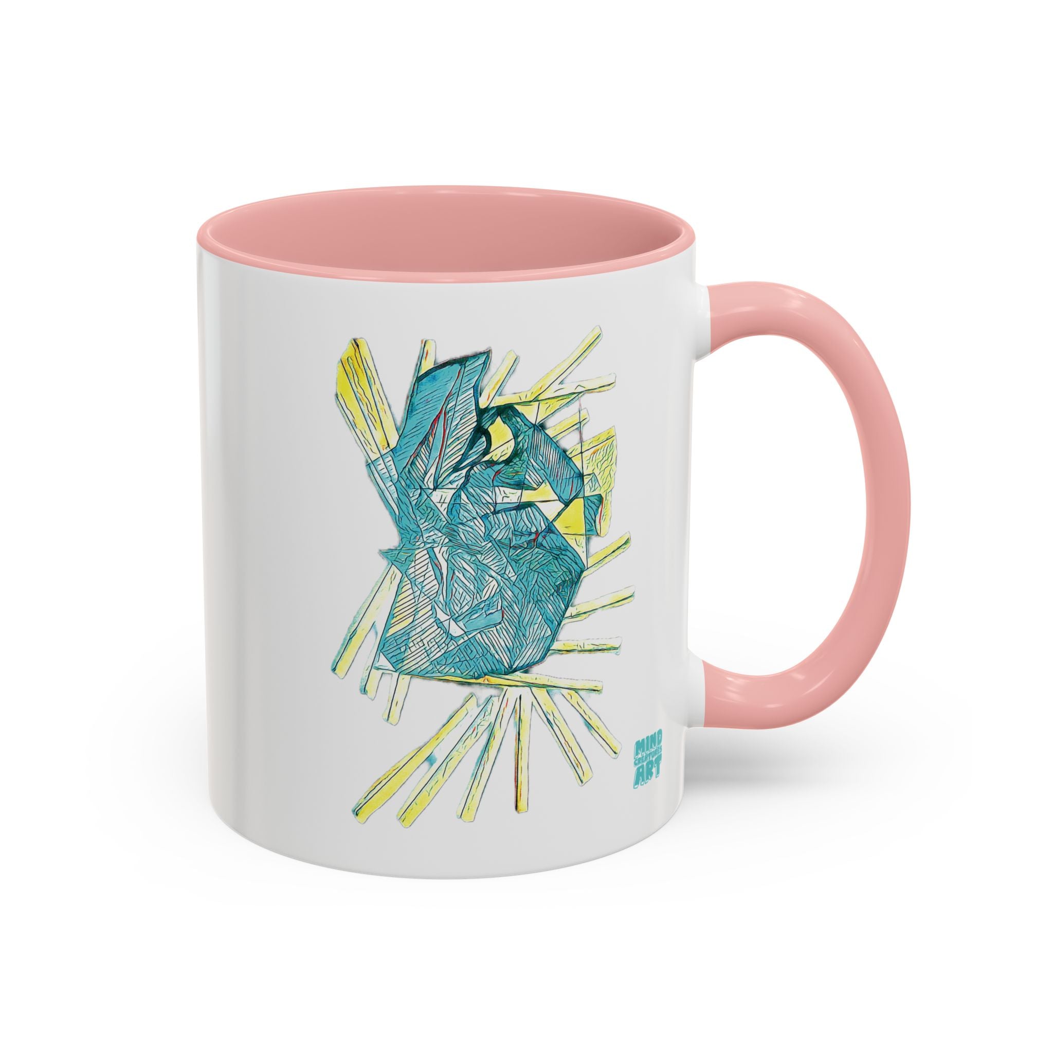 Lightspeed (Aqua) Accent Coffee Mug (11oz, 15oz)