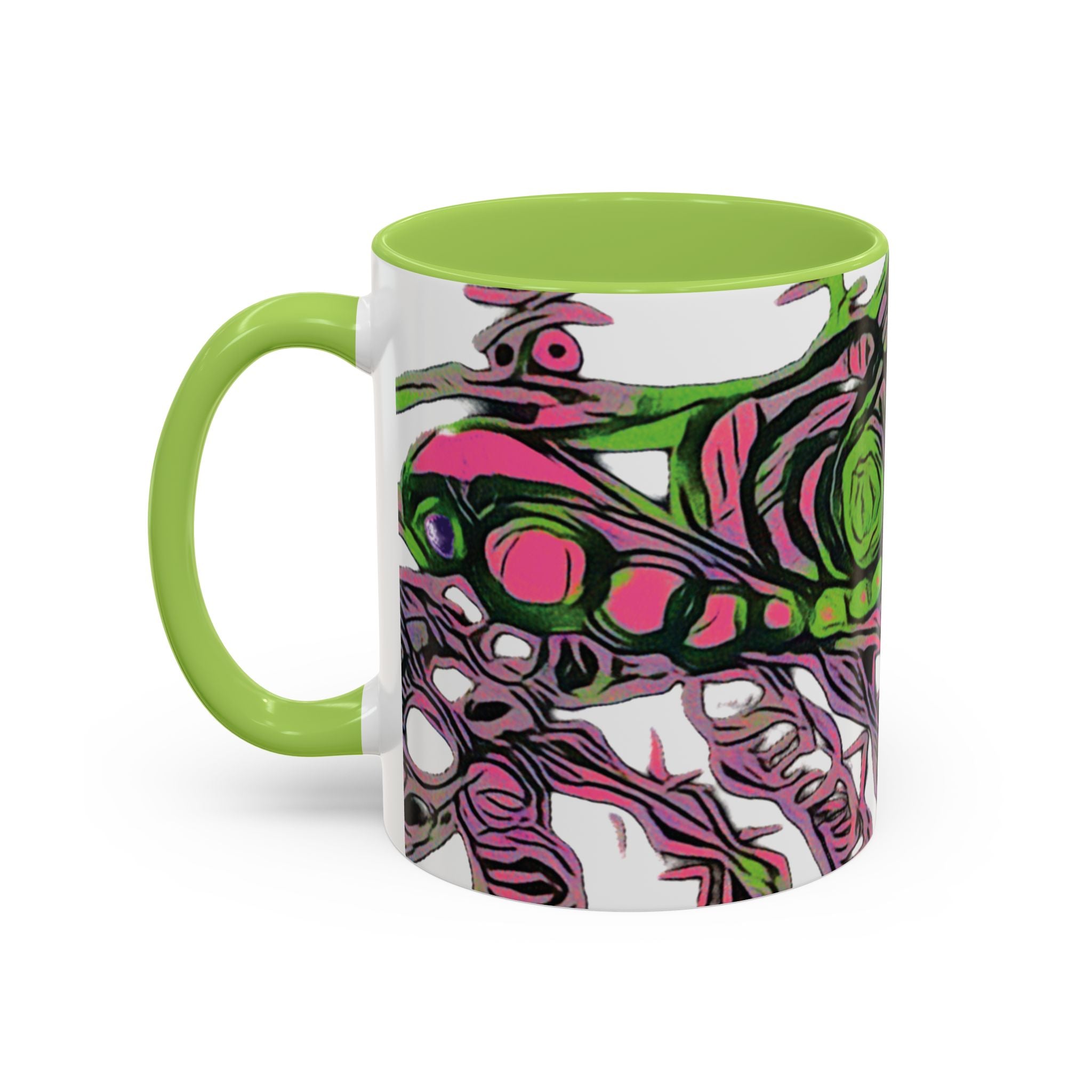 Vessel (Neon) Accent Coffee Mug (11oz, 15oz)