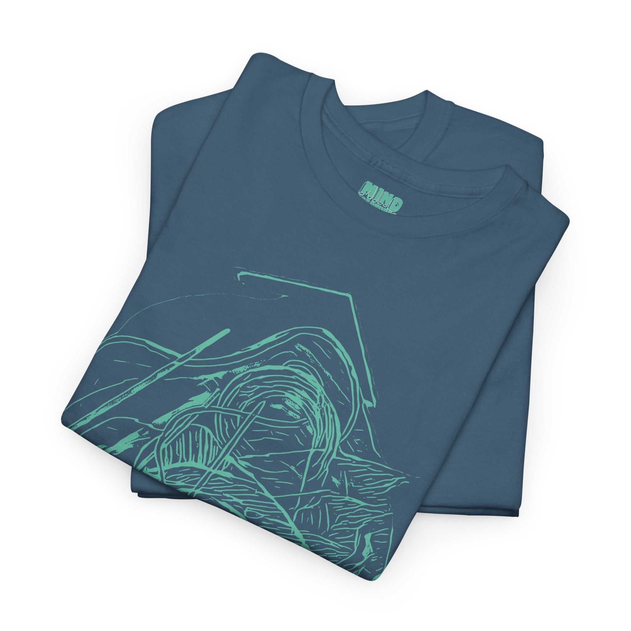Dive Reflex (Teal) Unisex Heavy Cotton Tee