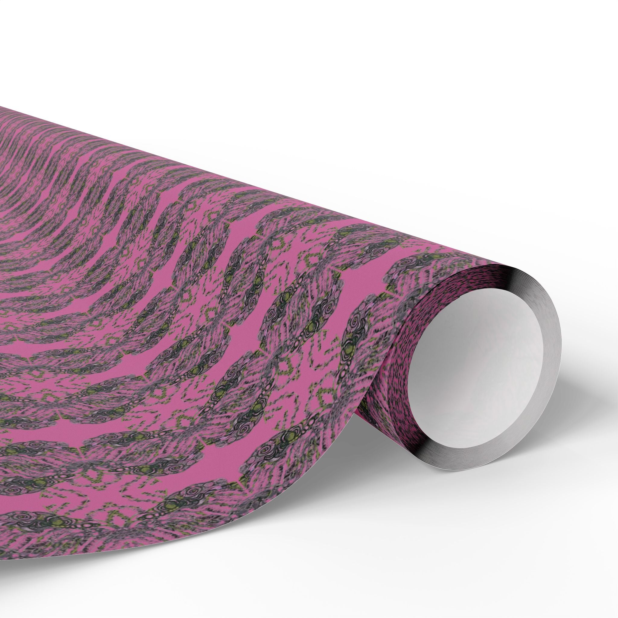 Vessel (Neon, Mirror, Pink Background) Heavy Wrapping Paper