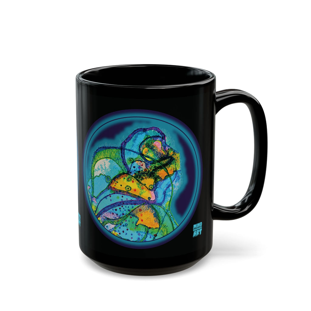 Exploration Black Ceramic Mug (11oz, 15oz)
