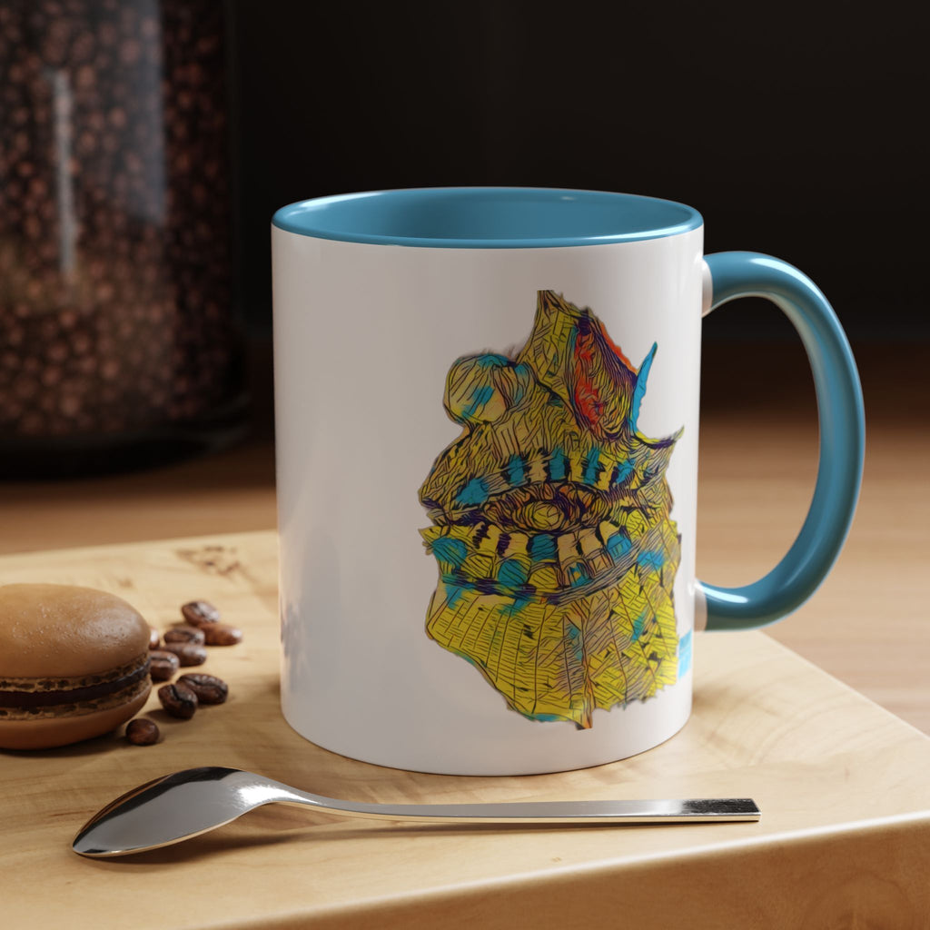 Hypnagogic (Neon) Accent Coffee Mug (11oz, 15oz)