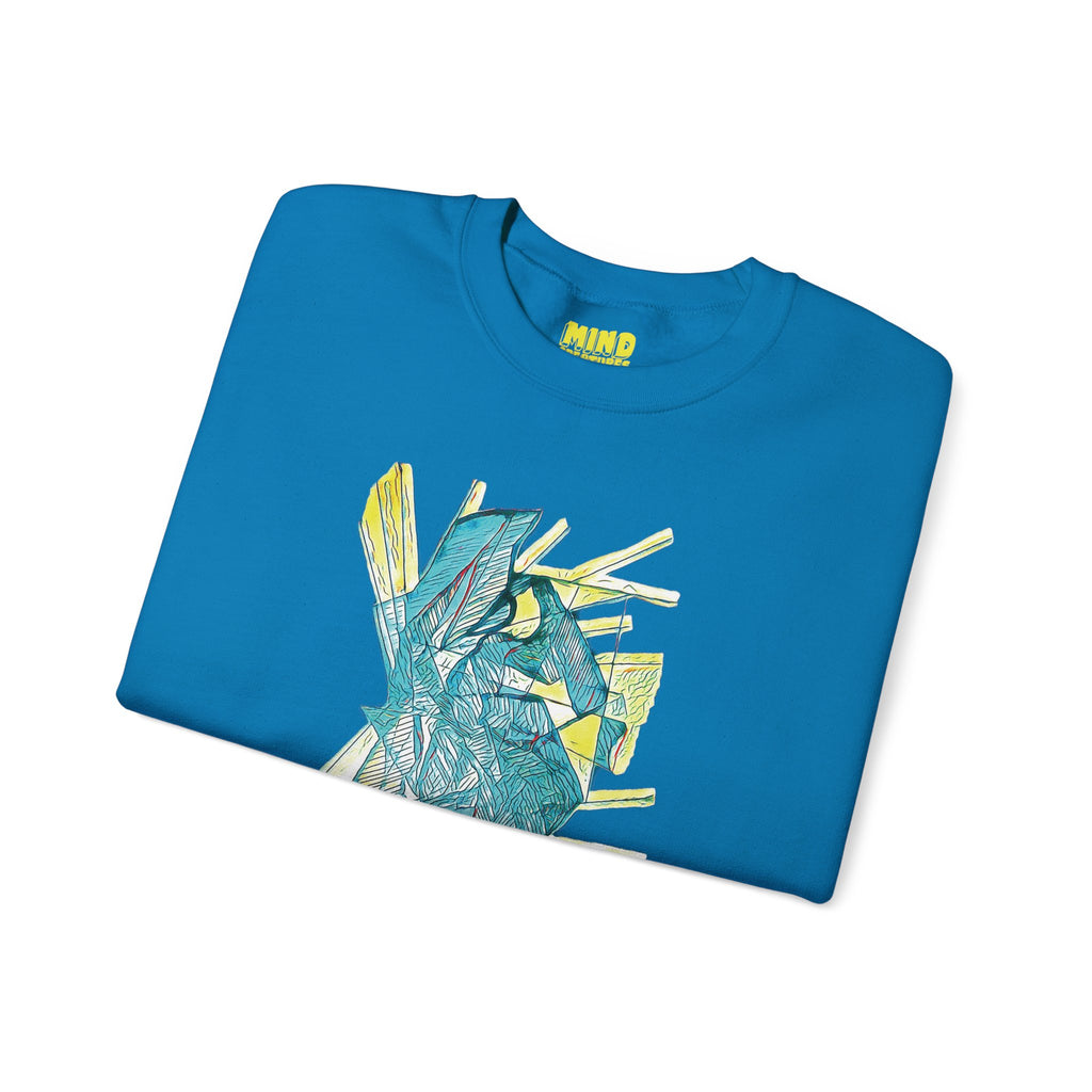 Lightspeed (Aqua) Unisex Heavy Blend™ Crewneck Sweatshirt