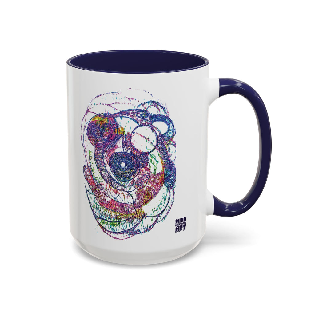 Spiraling Accent Coffee Mug (11oz, 15oz)
