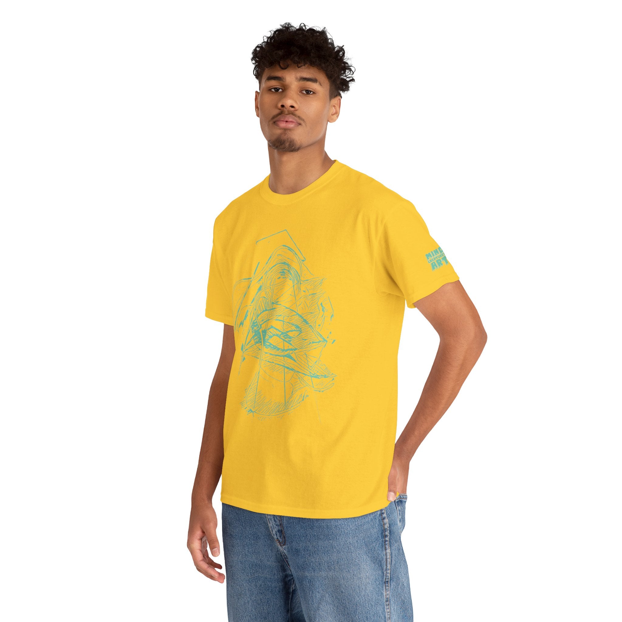 Dive Reflex (Teal) Unisex Heavy Cotton Tee