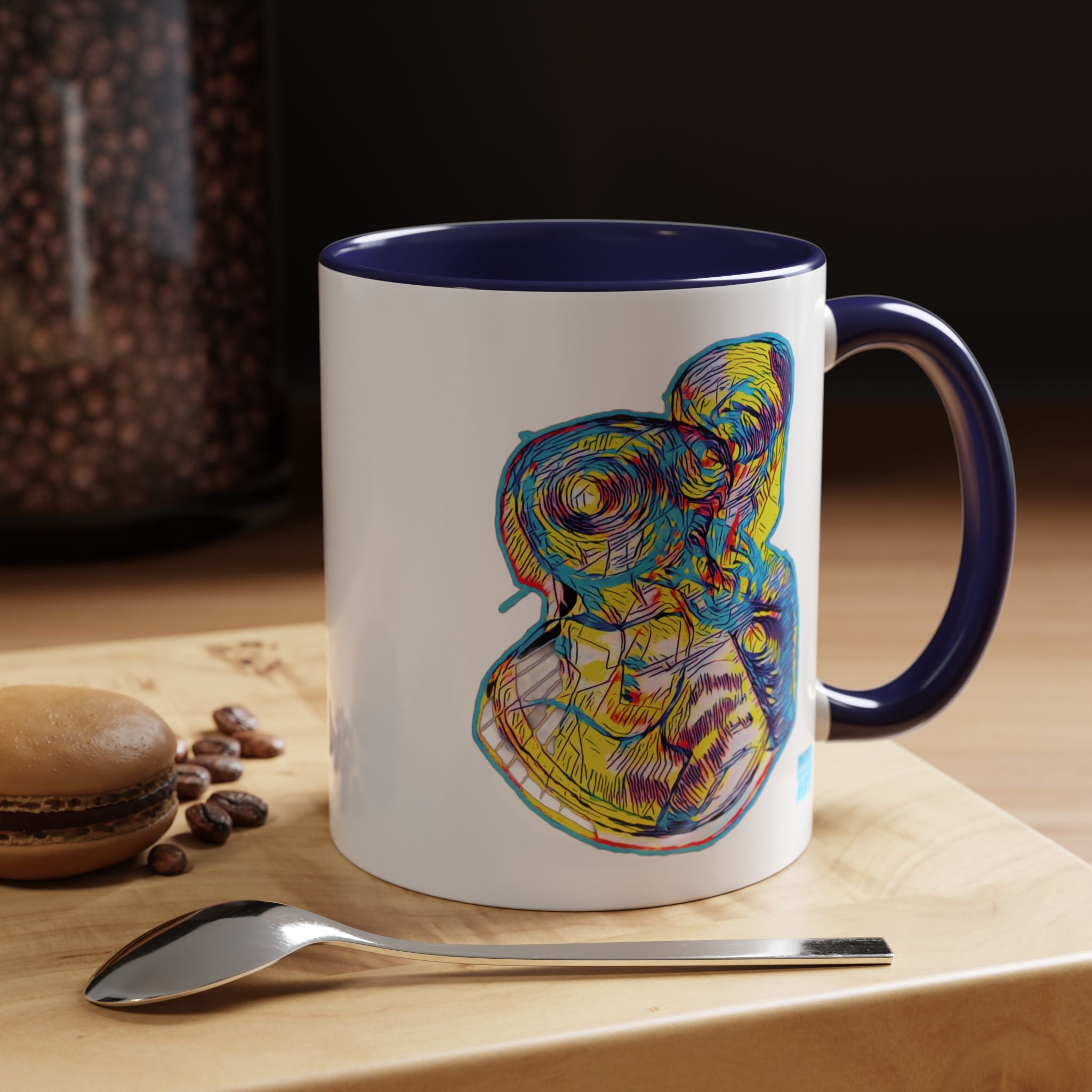 Curiosity (Neon) Accent Coffee Mug (11oz, 15oz)