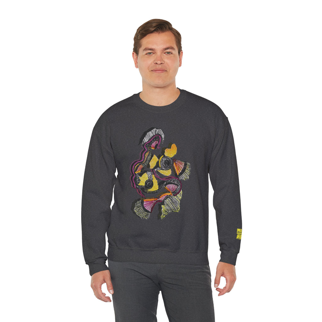 Crimson Teacher Unisex Heavy Blend™ Crewneck Sweatshirt