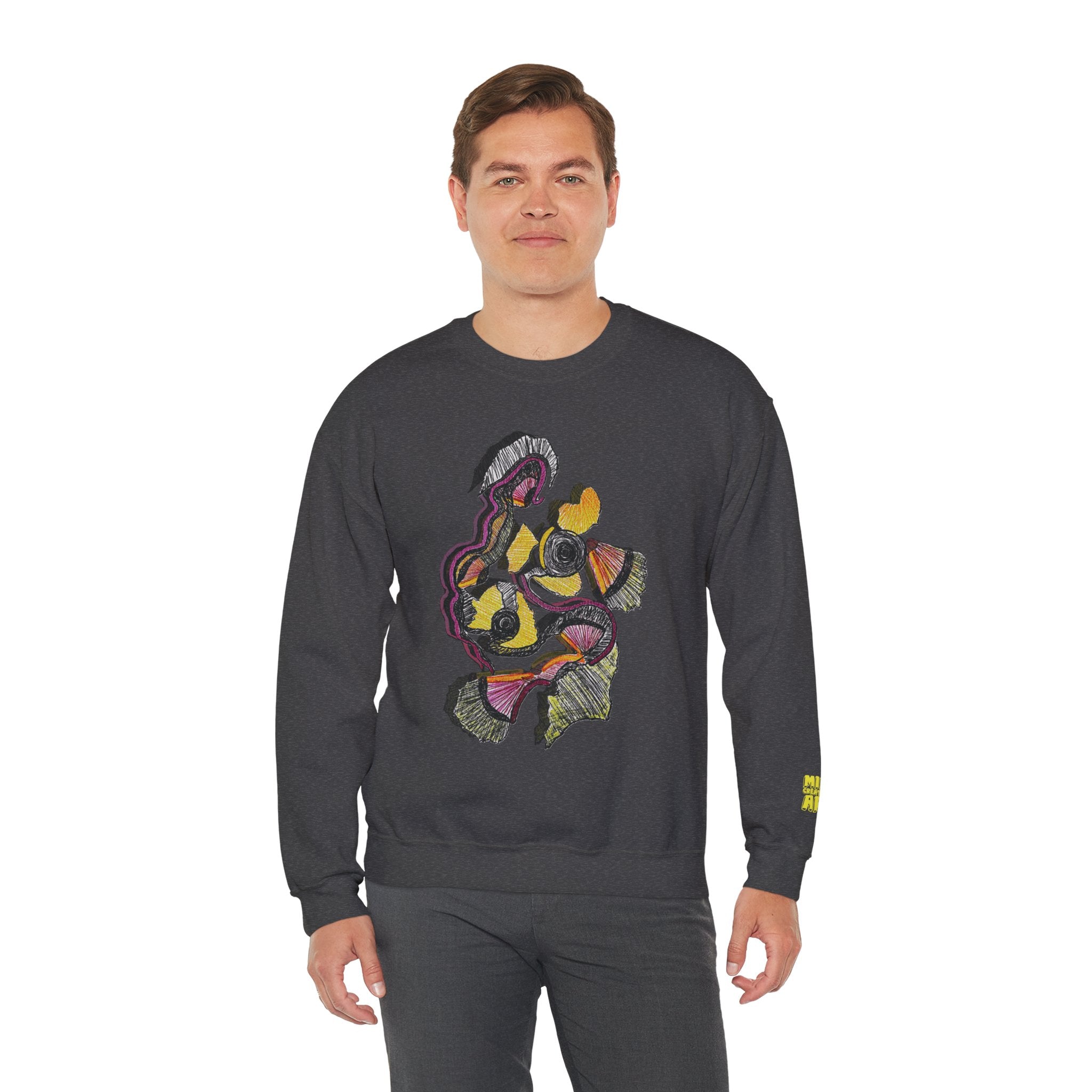 Crimson Teacher Unisex Heavy Blend™ Crewneck Sweatshirt