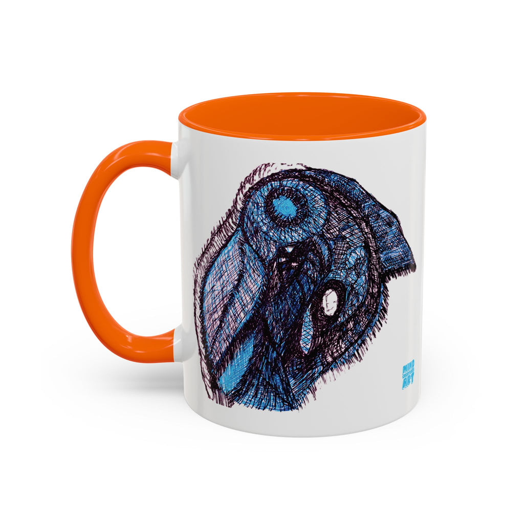 Who Are You? (Blue) Accent Coffee Mug (11oz, 15oz)