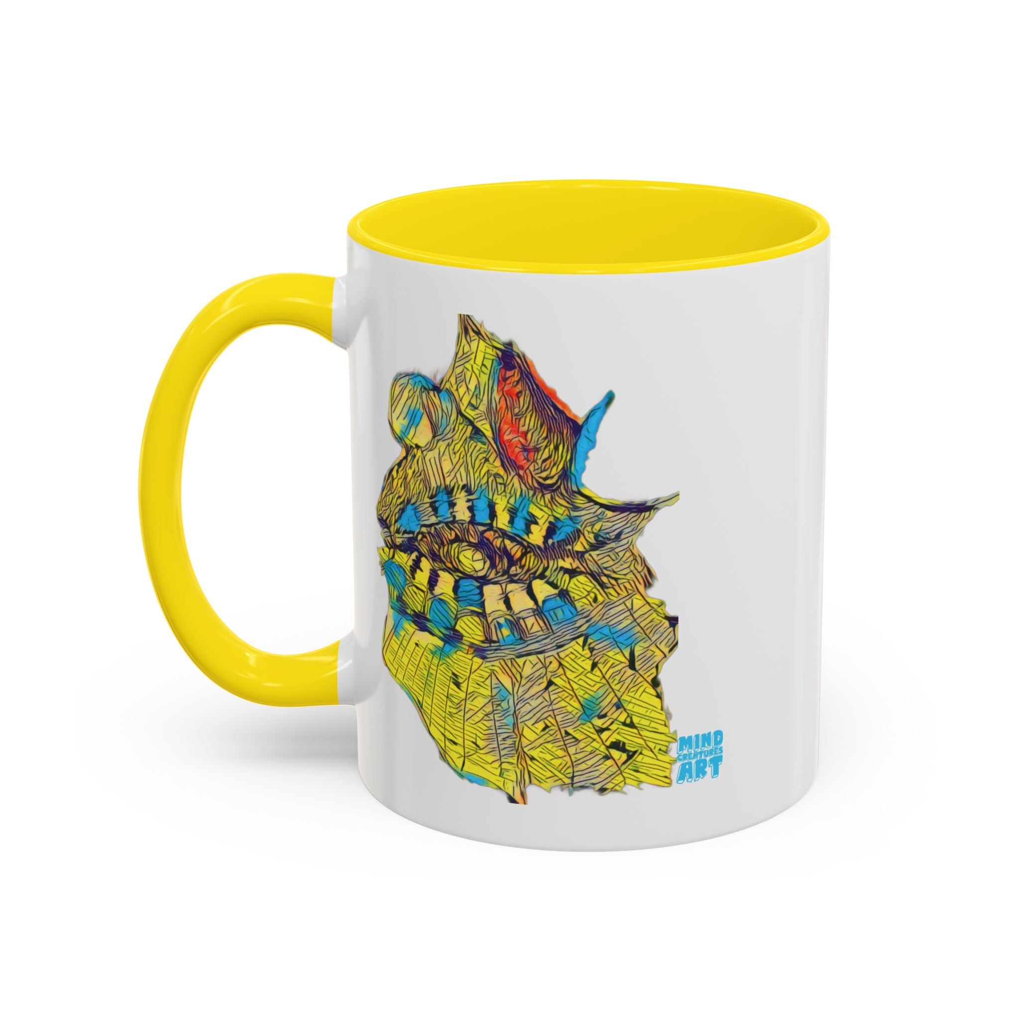 Hypnagogic (Neon) Accent Coffee Mug (11oz, 15oz)