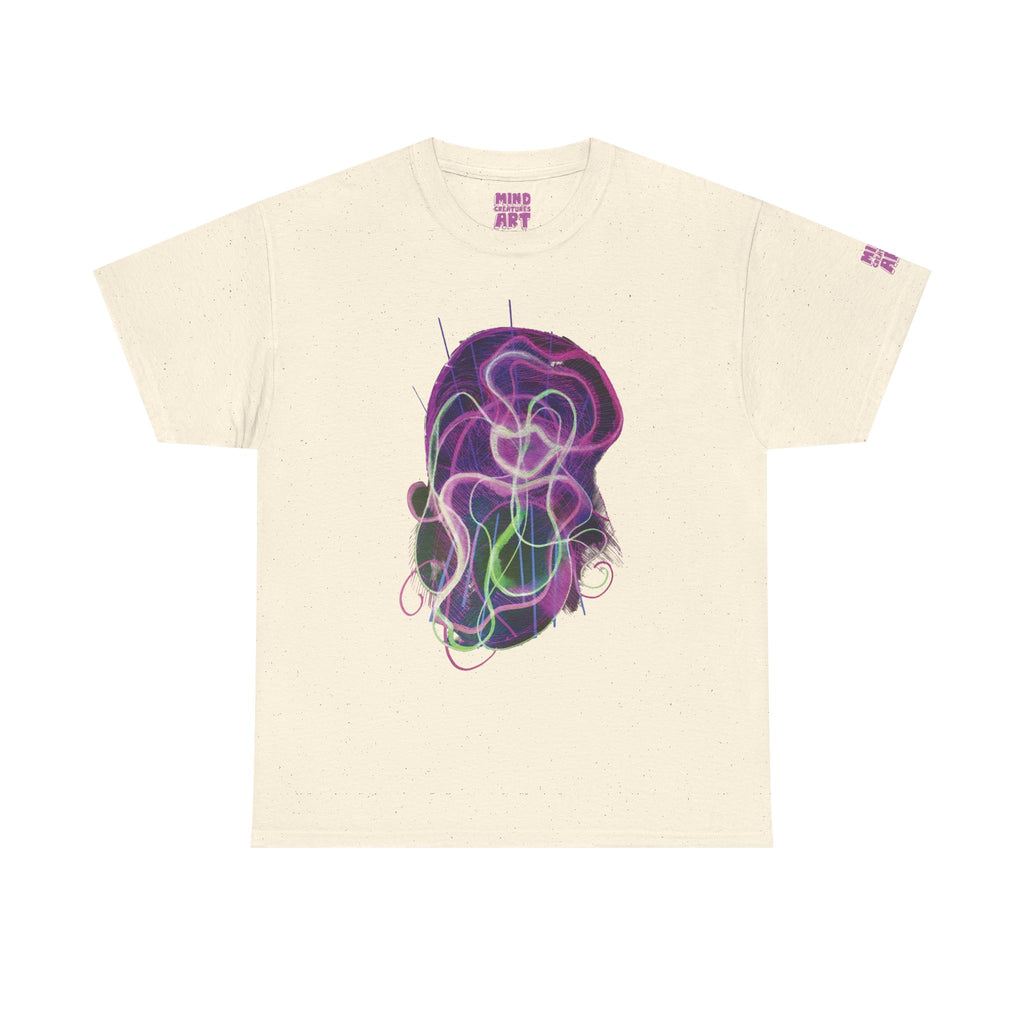 Davy Jones (Electric Purple) Unisex Heavy Cotton Tee