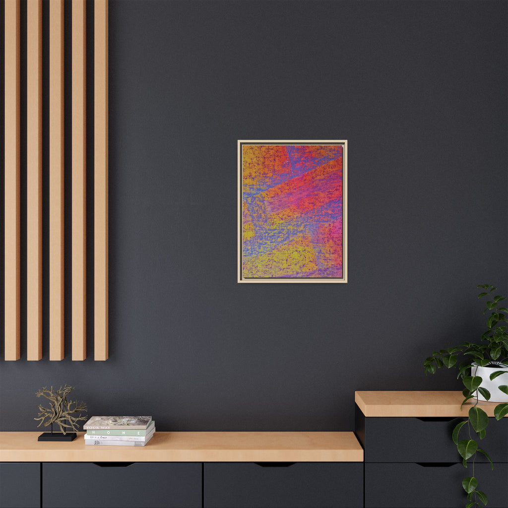 Sunset Matte Canvas, Framed