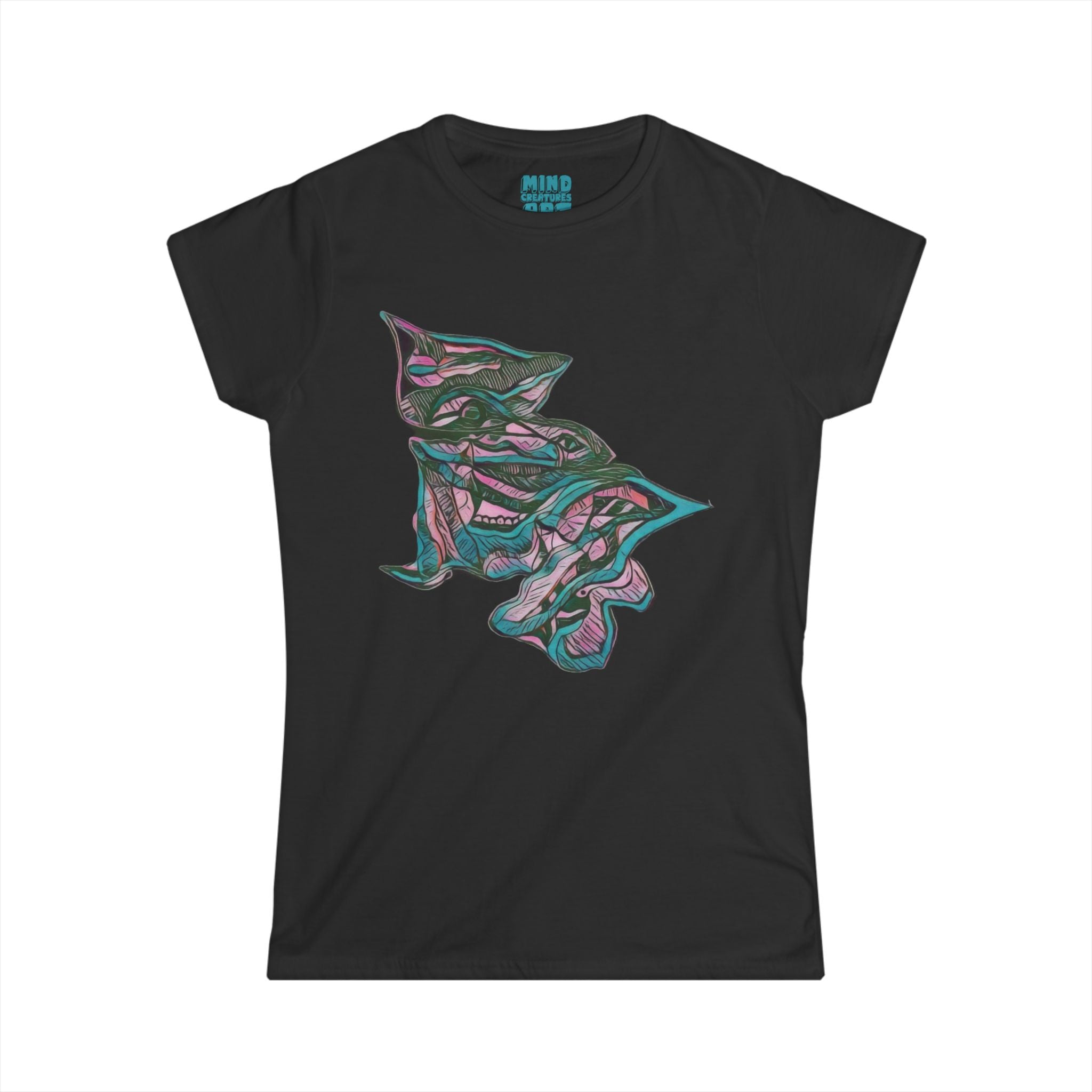 Cheshire (Pink & Teal) Women's Softstyle Tee