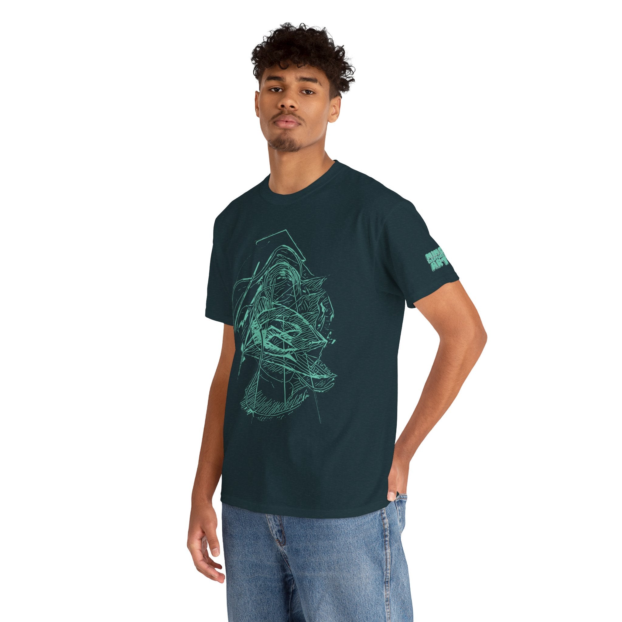 Dive Reflex (Teal) Unisex Heavy Cotton Tee