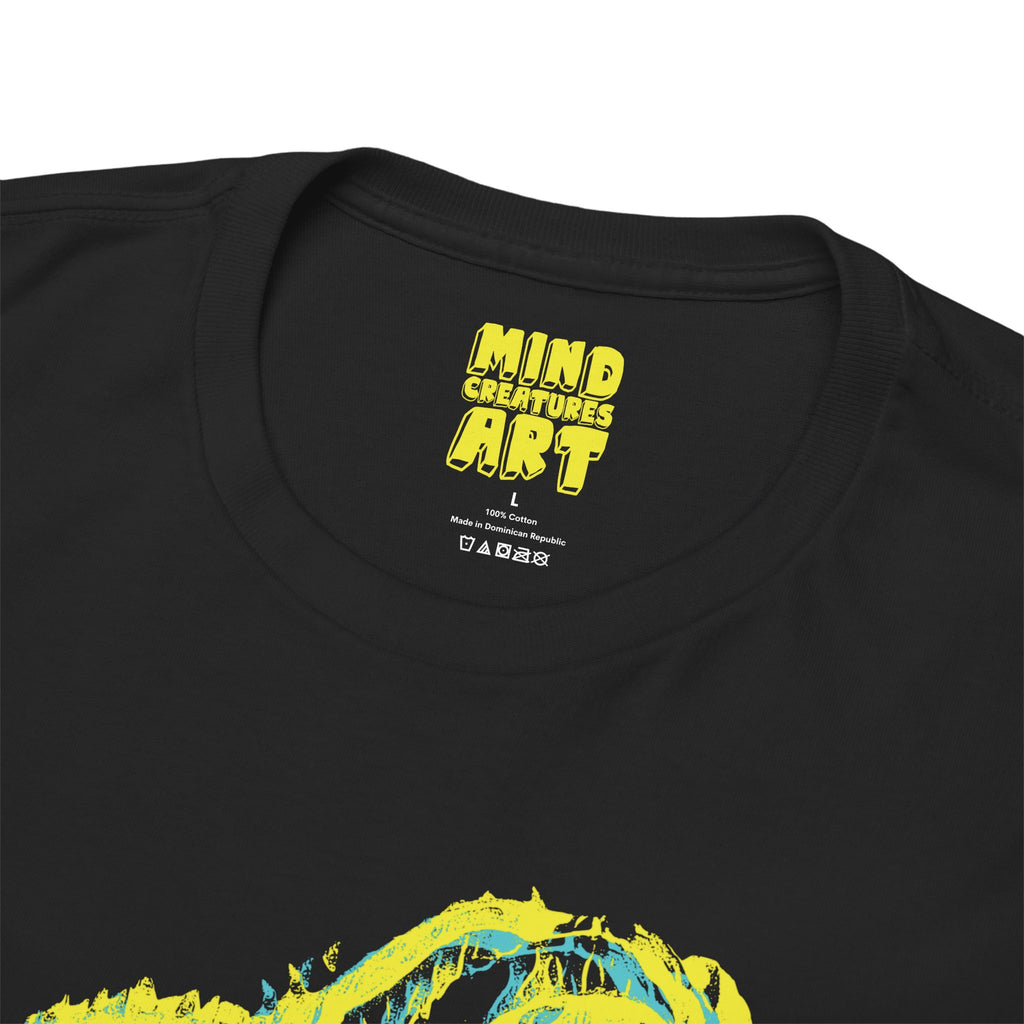 Exploration (Blur, Yellow & Blue) Unisex Heavy Cotton Tee
