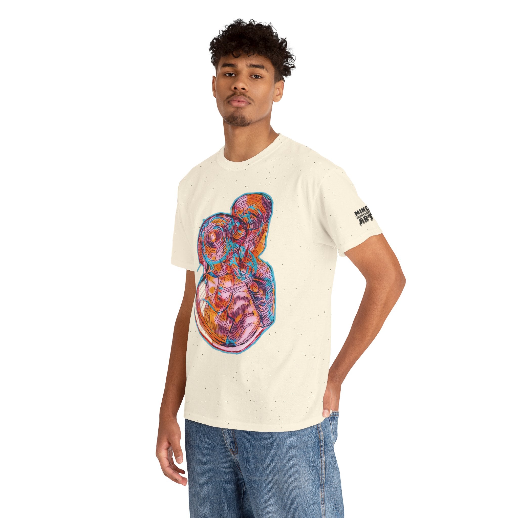 Curiosity (Pink) Unisex Heavy Cotton Tee