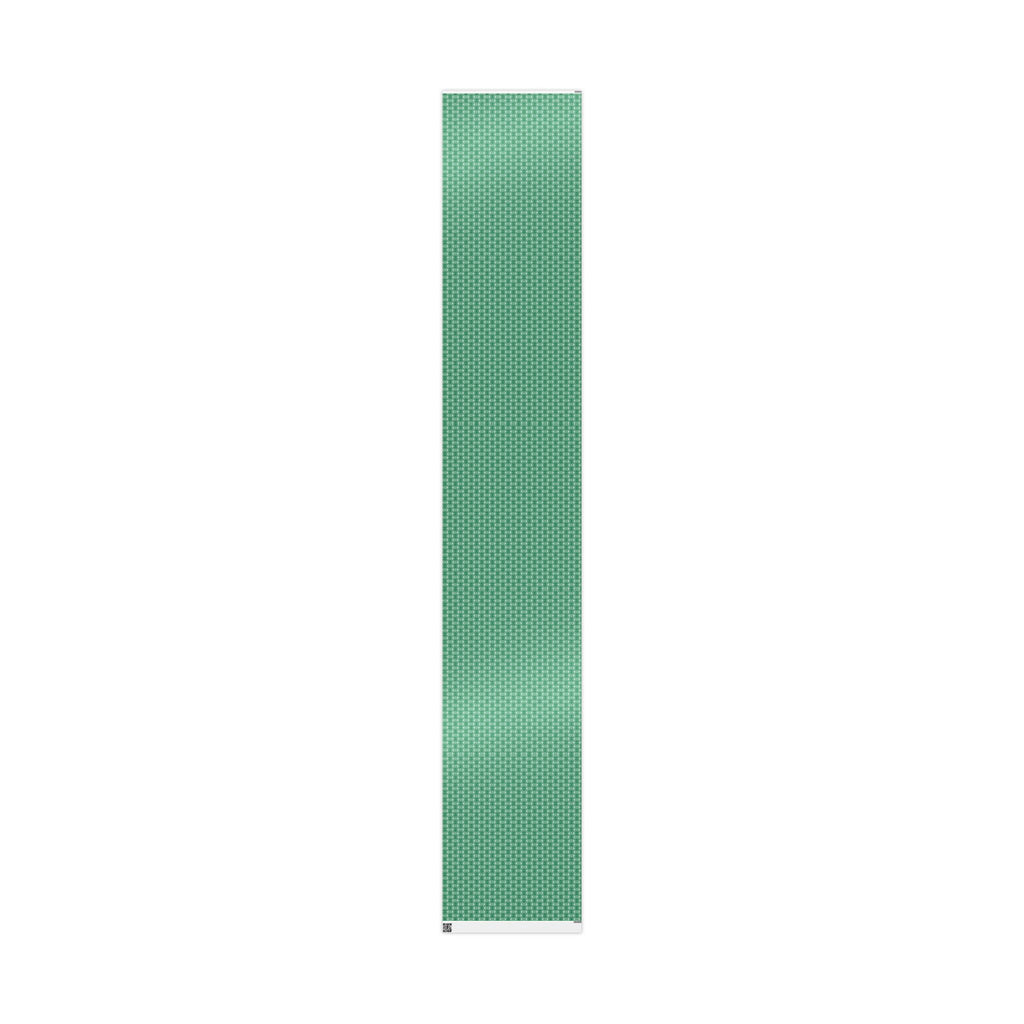 Love (White, Green Background) Heavy Wrapping Paper