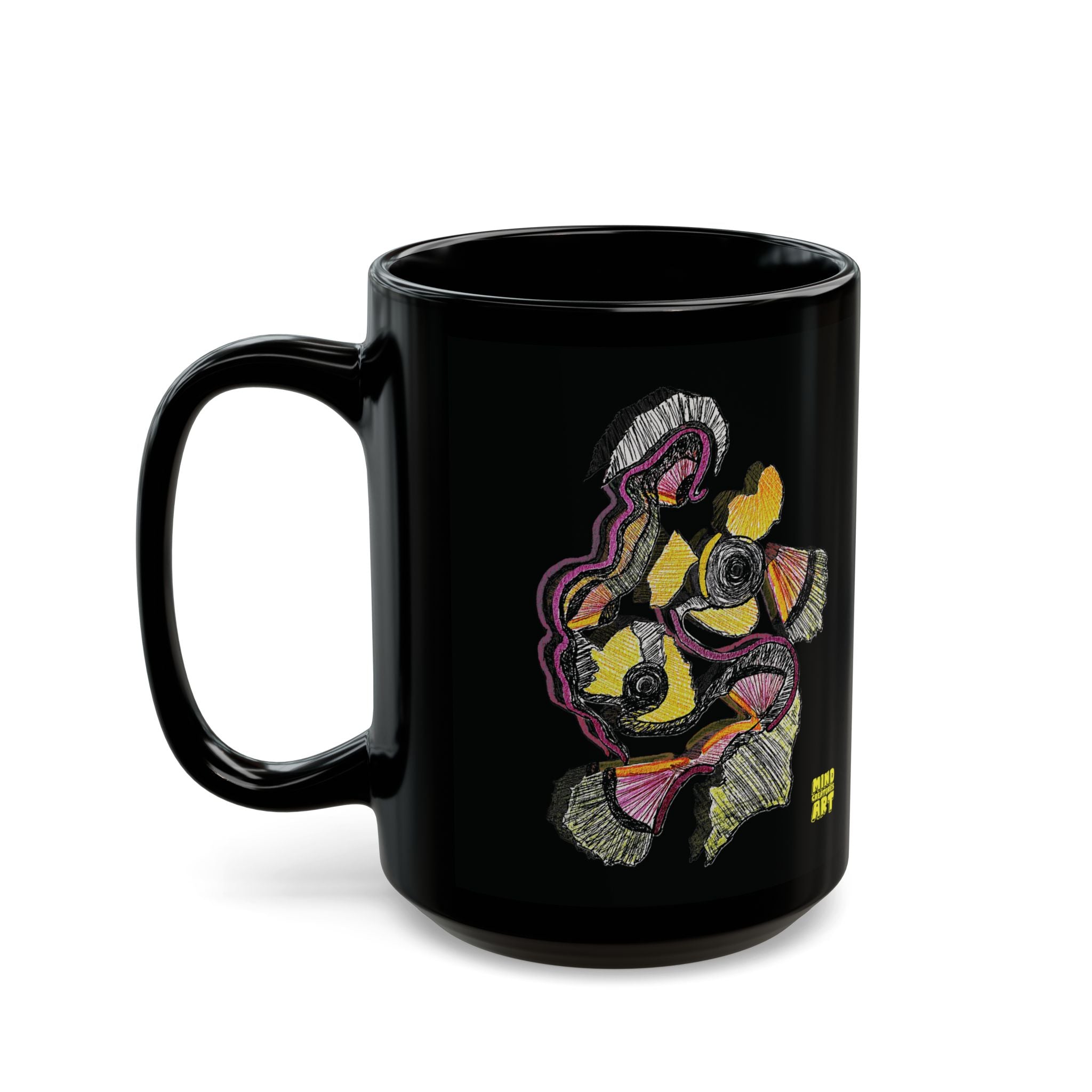 Crimson Teacher Black Mug (11oz, 15oz)