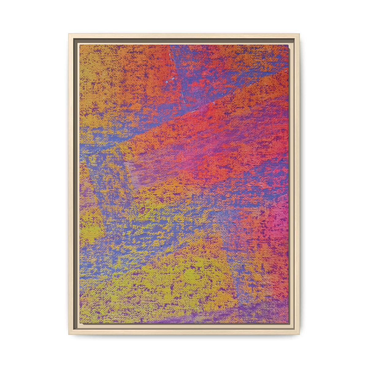 Sunset Matte Canvas, Framed