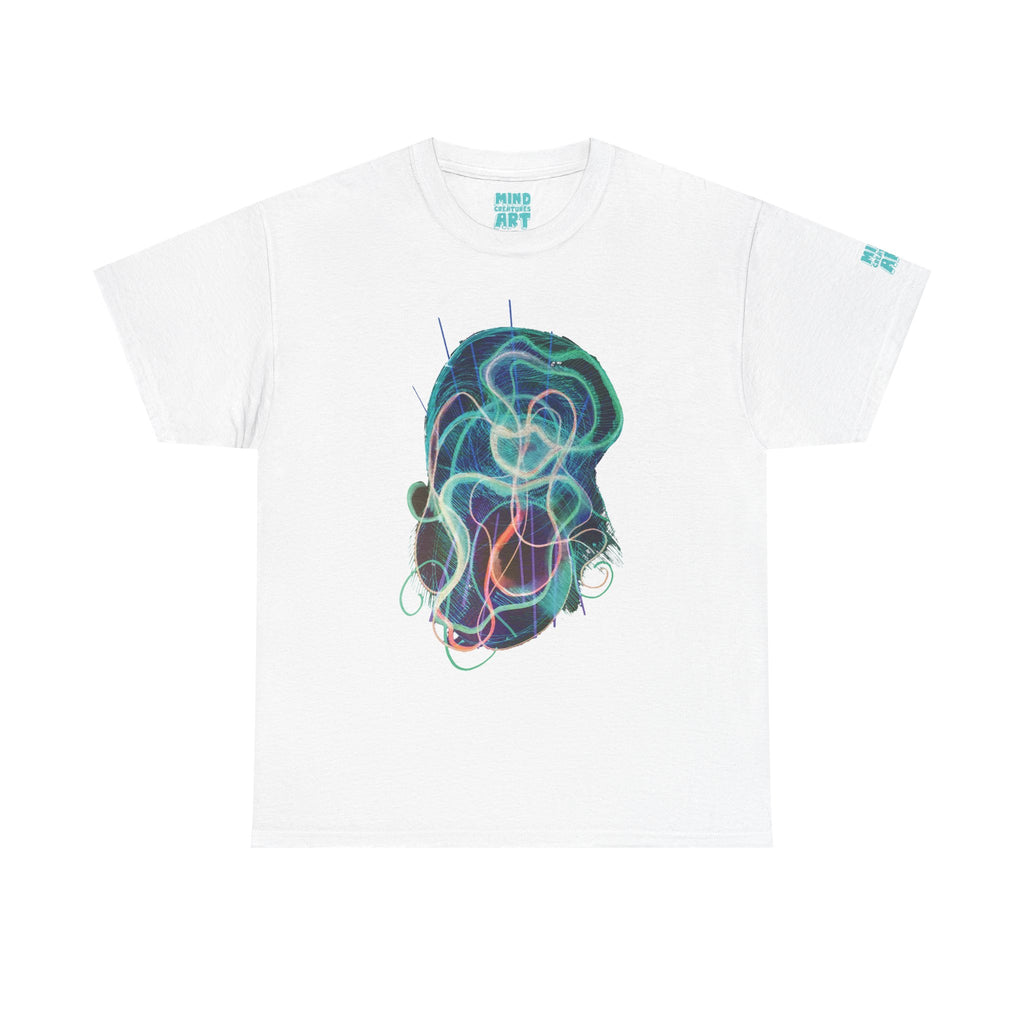 Davy Jones (Electric Teal) Unisex Heavy Cotton Tee