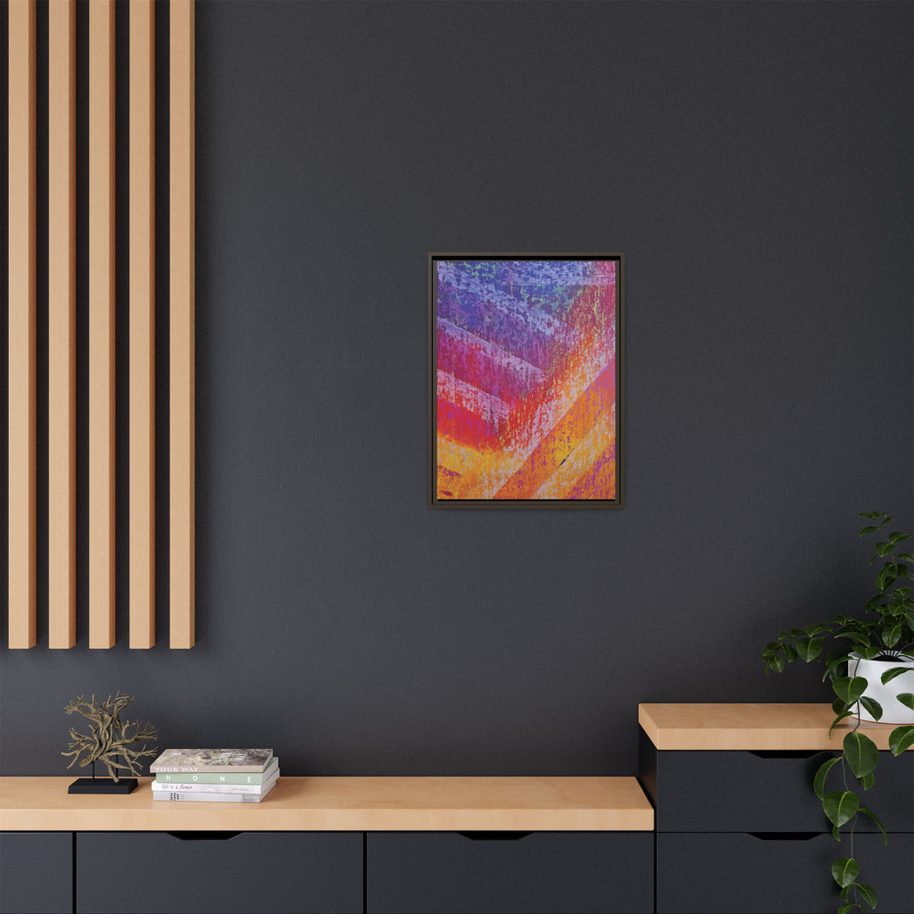 Structure Matte Canvas, Framed