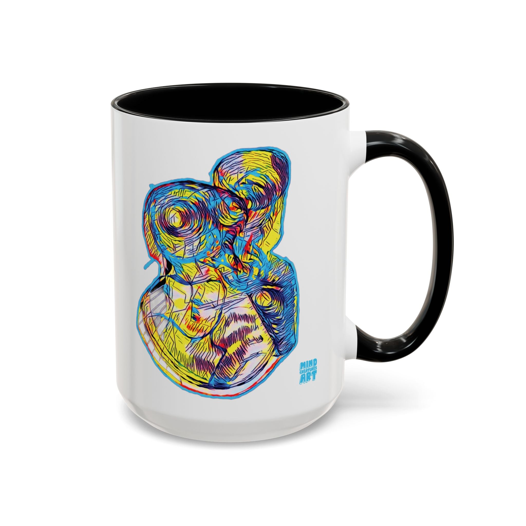 Curiosity (Neon) Accent Coffee Mug (11oz, 15oz)